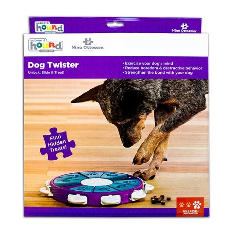 Nina Ottosson Jouet De Stimulation Dog Twister Pour Chien Niv.3 4 Nina Ottosson Jouet De Stimulation Dog Twister Pour Chien Niv.3 – Image 2