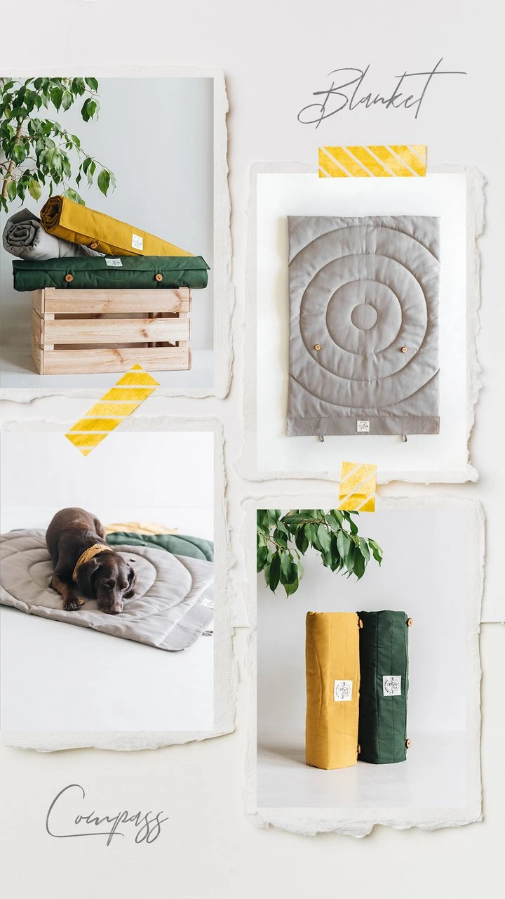 Matelas De Voyage Pour Chien Enroulable Compass Band & Roll 19 Matelas De Voyage Pour Chien Enroulable Compass Band & Roll – Image 17