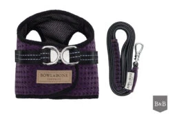 Harnais Soho Avec Laisse 13 Harnais Soho Avec Laisse -Produits Chien Chat Magasin BowlAndBone Republic harness for dog SOHO set purple PS1S