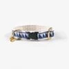 Collier Pour Chat Nice Grill Bleu Et Crème -Produits Chien Chat Magasin CCollar NG NavyCoolgrayCream 510x510 1