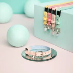 Collier Pour Chat Ice Cream (4 Couleurs) -Produits Chien Chat Magasin Candyfloss Pink Cheshire and Wain Collar Rachel Oates