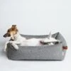 Panier Pour Chien Tweed Gris Clair Sleepy Deluxe -Produits Chien Chat Magasin Cloud 7 Dog Bed Sleepy Deluxe Tweed Grey Windsprite 2
