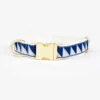 Collier Pour Chien Nice Grill Navy -Produits Chien Chat Magasin Collar Brass NiceGrill NavyCoolgrayCream