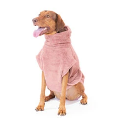 Peignoir Pour Chien Ultra Absorbant -Produits Chien Chat Magasin Pink 033