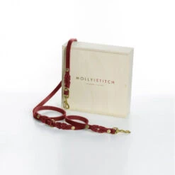 Laisse En Cuir Pour Chien Souple Réglable (2x) -Produits Chien Chat Magasin butter 2x adjustable dog leash chili red