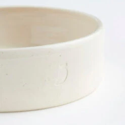 Bol Pour Chien Artisanal En Grès Ronds (2 Coloris) -Produits Chien Chat Magasin ceramica detalle 1 300x300 1