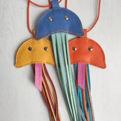 Jouet Pour Chat Méduse En Cuir