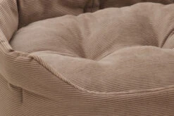 Panier Rond Chelsea Velours Côtelé -Produits Chien Chat Magasin hundekoerbchen chelsea toffee 4