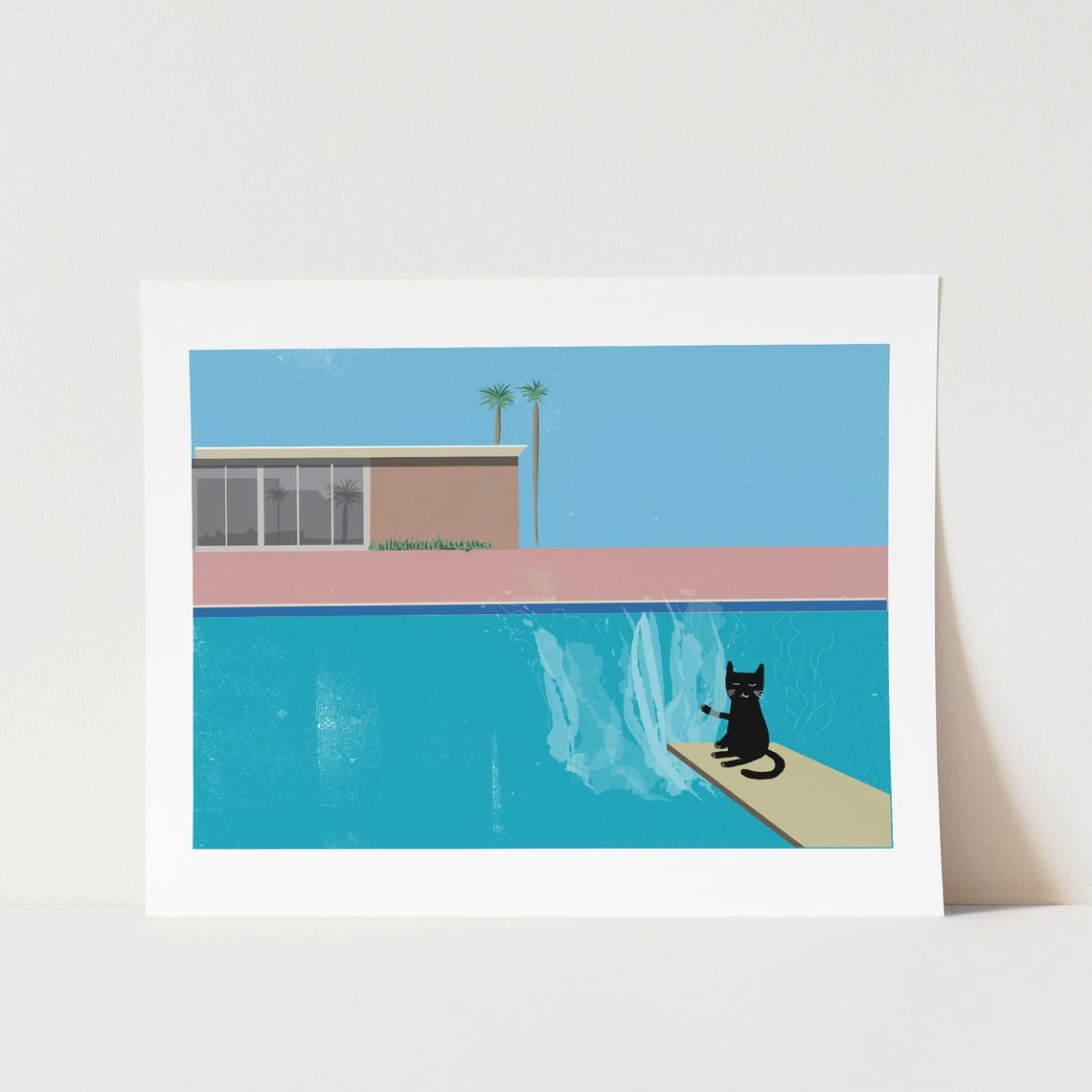 Affiche Chat Splash Cat 3 Affiche Chat Splash Cat