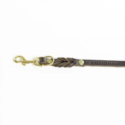 Laisse Pour Chien En Cuir Souple Simple (8 Couleurs) -Produits Chien Chat Magasin leather details 1