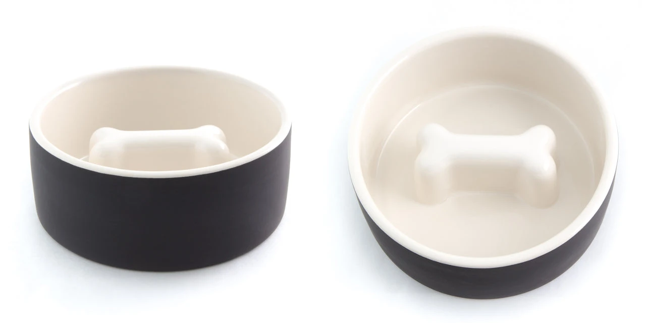 Bol En Céramique Anti-glouton Pour Chien 6 Bol En Céramique Anti-glouton Pour Chien – Image 4