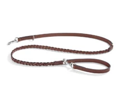 Laisse Pour Chien En Cuir Bergamo 12 Laisse Pour Chien En Cuir Bergamo -Produits Chien Chat Magasin mc c05 009 03 walk bergamo lead brown 1