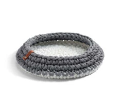 Panier Pour Chat Nido -Produits Chien Chat Magasin mc g02 005 02 sleep nido cat basket slate white