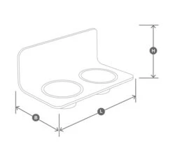 Bols Surélevés Pour Chien Arco 7 Bols Surélevés Pour Chien Arco -Produits Chien Chat Magasin miacara product sizes arco