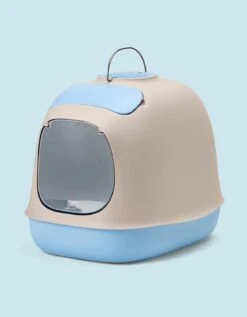 Bac à Litière Pour Chats Design MINÙ -Produits Chien Chat Magasin minu bleue