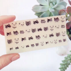 Stickers Autocollant Pour Ongle ~ Chat ~ -Produits Chien Chat Magasin original cat nail transfers 4